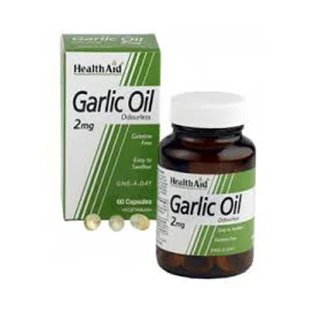 Comprar Health Aid Aceite de Ajo, 60 Cápsulas de 2 mg
