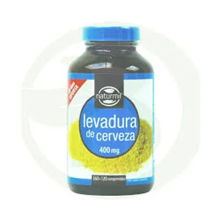 Comprar Naturmil Levadura de Cerveza, 360 comprimidos de 400 mg + 120 comprimidos.