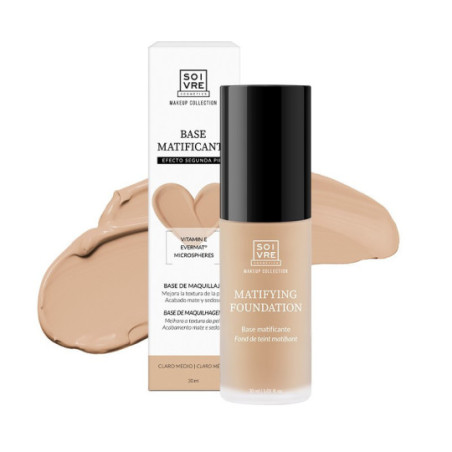 Comprar Soivre Base de Maquillaje Matificante Color Claro Medio,30 ml