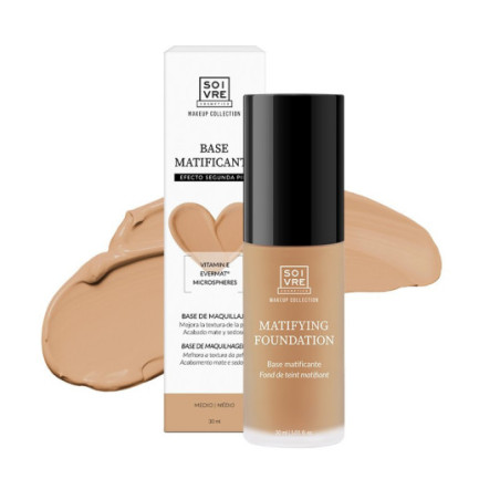 Comprar Soivre Base de Maquillaje Matificante Color Medio,30 ml