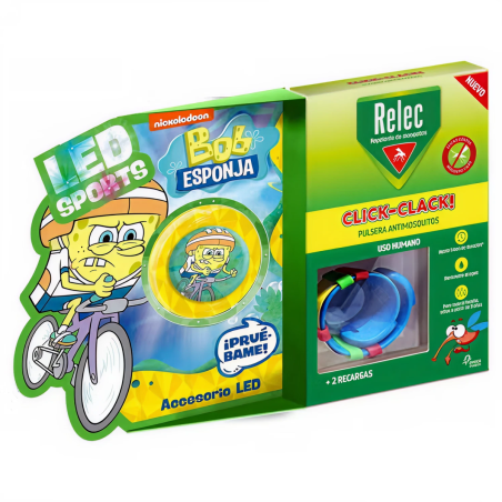 Comprar Relec Pulsera Antimosquitos Click-Clack Niños + 2 Recargas