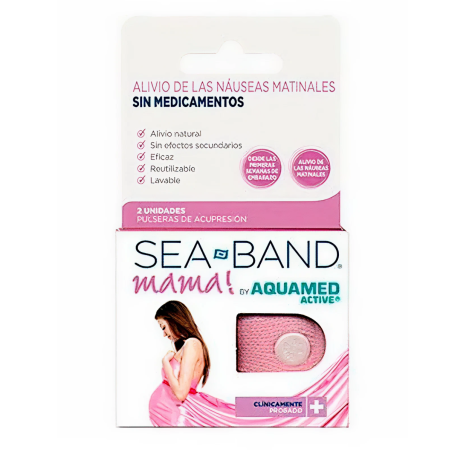 Comprar Sea Band Pulsera Antimareo Stop Nauseas Mama, 2 unidades