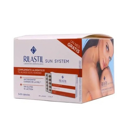 Comprar Rilastil Sun System Oral triplo, 90 cápsulas