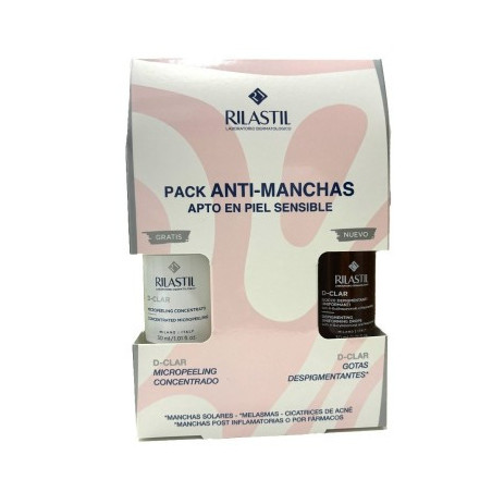 Comprar Rilastil Pack Anti-Manchas D-Clar Gotas y D-Clar micropeeling concentrado