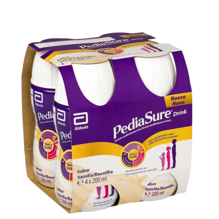 Comprar PediaSure Drink Sabor Vainilla, 4x200 ml