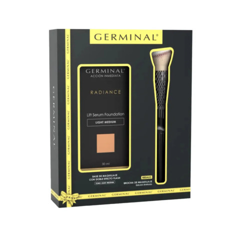 Comprar Germinal Radiance Lift Serum Foundation Color Light Medium, 30 ml + Regalo Brocha