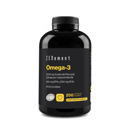 Comprar Zenement Omega-3 1000 mg (350 mg EPA / 250 mg DHA), 200 cápsulas blandas