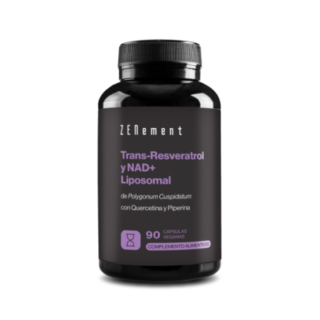 Comprar Zenement Trans-Resveratrol y NAD+ Liposomal, 90 cápsulas veganas