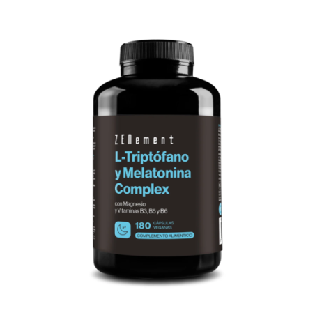 Comprar Zenement L-Triptófano y Melatonina Complex, 180 cápsulas veganas
