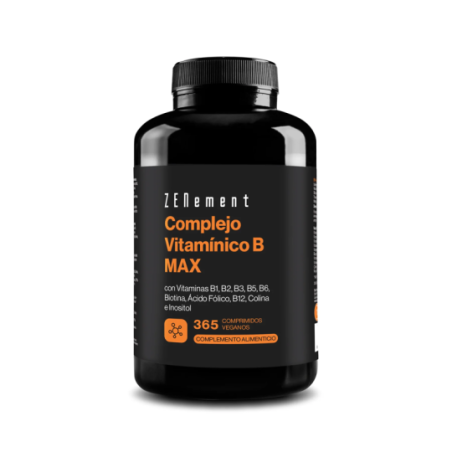Comprar Zenement Complejo Vitamínico B MAX, 365 comprimidos veganos
