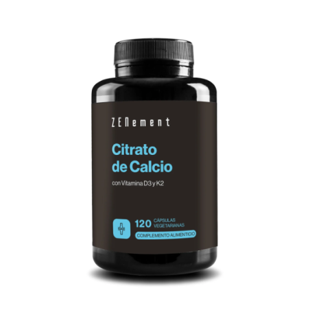 Comprar Zenement Citrato de Calcio con Vitamina D3 y K2, 120 cápsulas vegetarianas