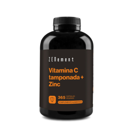 Comprar Zenement Vitamina C Tamponada + Zinc, 365 cápsulas veganas