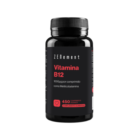 Comprar Zenement Vitamina B12 (Metilcobalamina) 1000 mcg, 450 comprimidos veganos