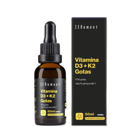 Comprar Zenement Vitamina D3 + K2 Gotas, 50 ml