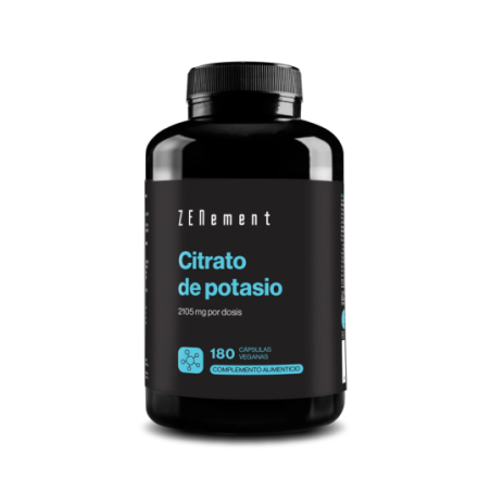 Comprar Zenement Citrato de Potasio 2105 mg, 180 cápsulas veganas