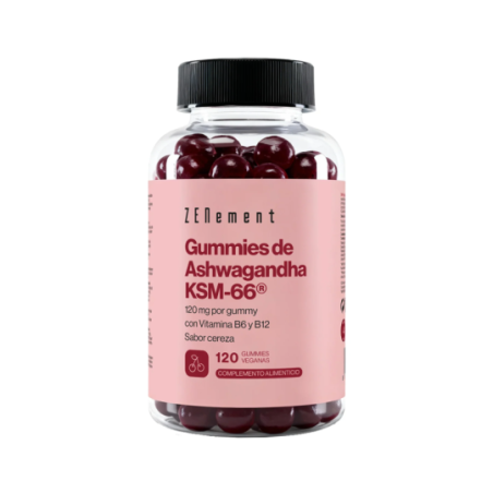 Comprar Zenement Gummies de Ashwagandha KSM-66 120 mg, 120 gominolas veganas