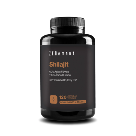 Comprar Zenement Shilajit con Vitamina B6, B9 y B12, 120 cápsulas veganas