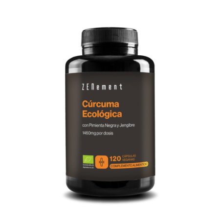 Comprar Zenement Cúrcuma Ecológica con Pimienta Negra y Jengibre, 120 cápsulas veganas
