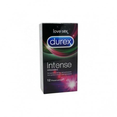 Comprar DUREX PRESERVATIVOS INTENSE ORGASMIC LOVE SEX 12 UDS al mejor precio en Farmacia4Estaciones, tu farmacia online Comprar DUREX PRESERVATIVOS INTENSE ORGASMIC LOVE SEX 12 UDS