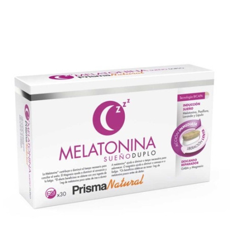 Comprar Prisma Natural melatonina sueño duplo, 30 comprimidos