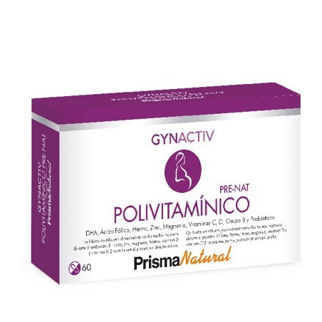 Comprar Prisma Natural Gynactiv polivitamínico PRE-NAT, 60 cápsulas