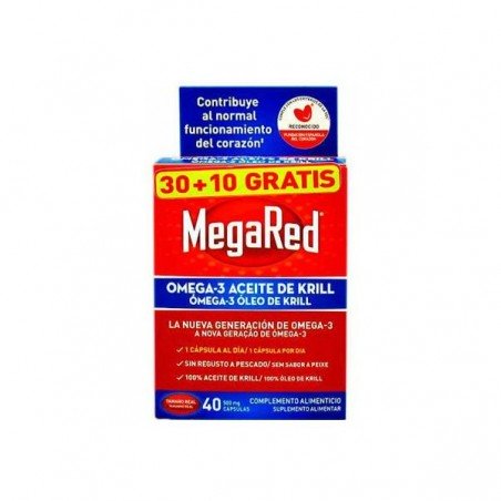 Comprar MEGARED 30+10 GRATIS al mejor precio en Farmacia4Estaciones, tu farmacia online Comprar MEGARED 30+10 GRATIS