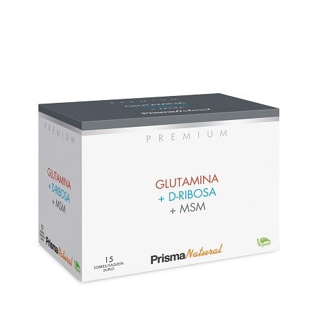Comprar Prisma Natural Premium glutamina + D-ribosa + MSM, 30 sticks.