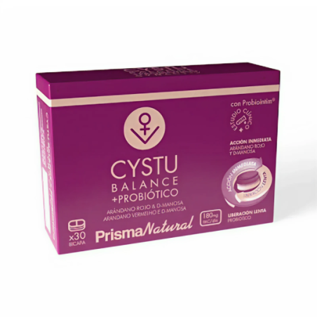 Comprar Prisma Natural Gynactiv Cystu Balance + Probióticos 180 mg, 30 cápsulas