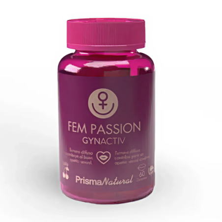 Comprar Prisma Natural Fem Passion Gynactiv, 60 gominolas sabor cereza