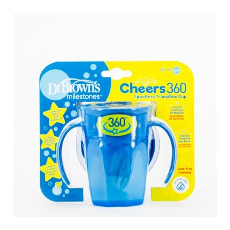 Comprar Dr. Brown's Vaso 360 Sin Boquilla Azul, 200 ml