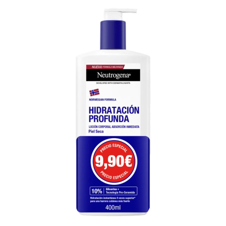 Comprar Neutrogena Hidratación Profunda loción corporal absorción inmediata, 400 ml