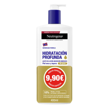 Comprar Neutrogena Hidratacion Profunda aceite en loción absorción inmediata, 400 ml
