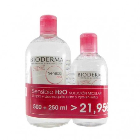 Comprar sensibio h2o solucion micelar 500+250 ml