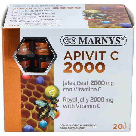 Comprar Marnys ApiVit C Plus, 2000mg, 20 ampollas