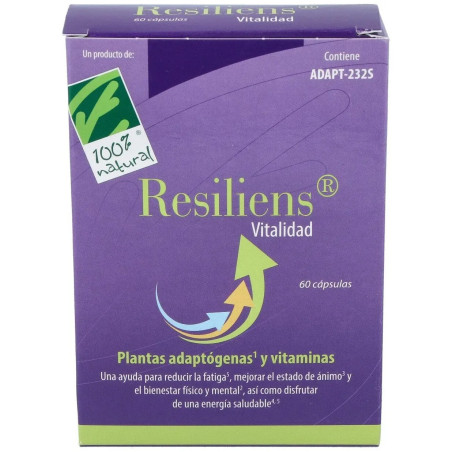 Comprar 100% Natural Resiliens Vitalidad, 60 cápsulas.