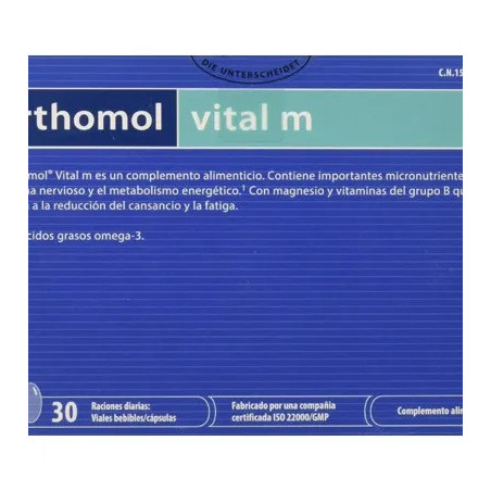 Comprar Orthomol Vital M, 30 ampollas