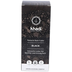 Khadi Herbal Color Negro, 100g