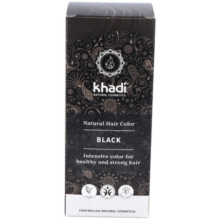 Comprar Khadi Herbal Color Negro, 100g