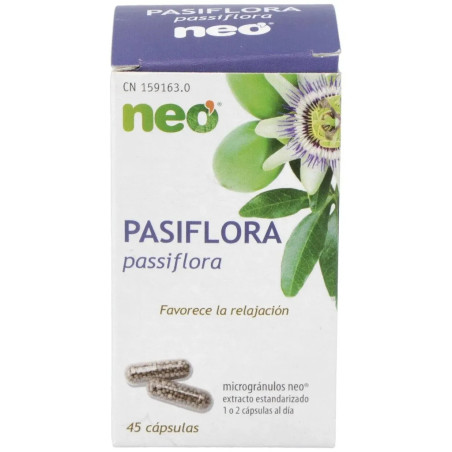 Comprar Neo Pasiflora Microgranulos, 45 Cápsulas.