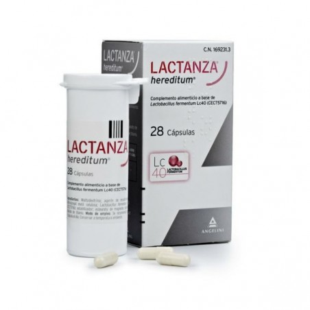 Comprar LACTANZA HEREDITUM 28 CÁPSULAS al mejor precio en Farmacia4Estaciones, tu farmacia online Comprar LACTANZA HEREDITUM 28 CÁPSULAS