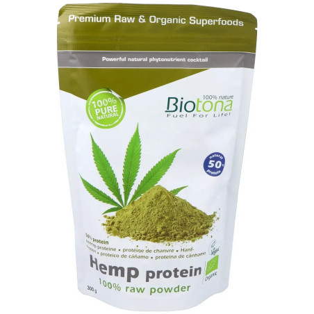 Comprar Biotona Polvo de Proteína de Cáñamo, 300 gramos