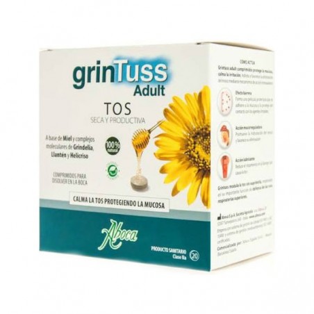 Comprar GRINTUSS ADULTO COMPRIMIDOS al mejor precio en Farmacia4Estaciones, tu farmacia online Comprar GRINTUSS ADULTO COMPRIMIDOS