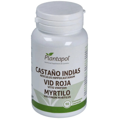 Comprar Plantapol Castaño de Indias + Vid Roja + Mirtilo, 90 comprimidos