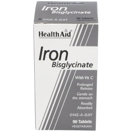 Comprar Health Aid Hierro + Vitamina C, 30 mg, 90 Comprimidos