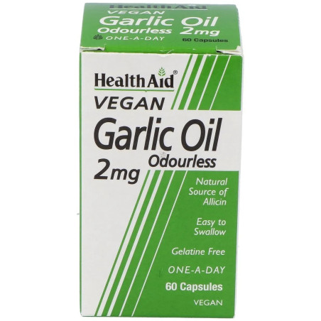 Comprar Health Aid Aceite de Ajo, 60 Cápsulas de 2 mg