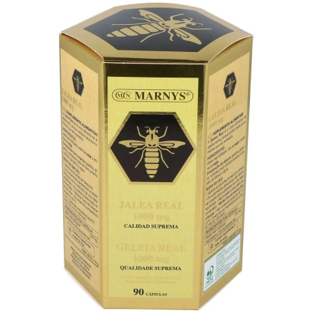 Comprar Marnys Jalea Real y Lecitina, 90 cápsulas sin Dióxido de Titanio