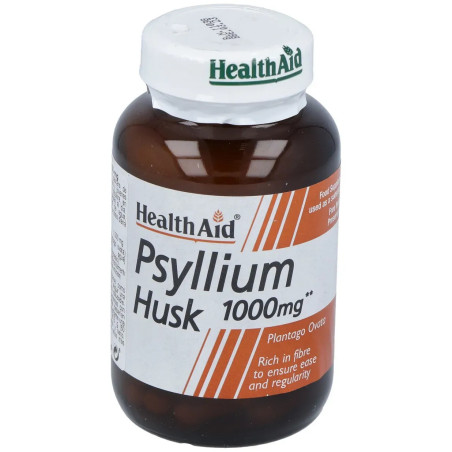 Comprar Health Aid Fibra de Cáscara de Psyllium, 60 cápsulas