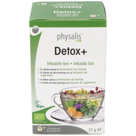 Comprar Physalis Detox+ Infusion, 20 Filtros Bio.