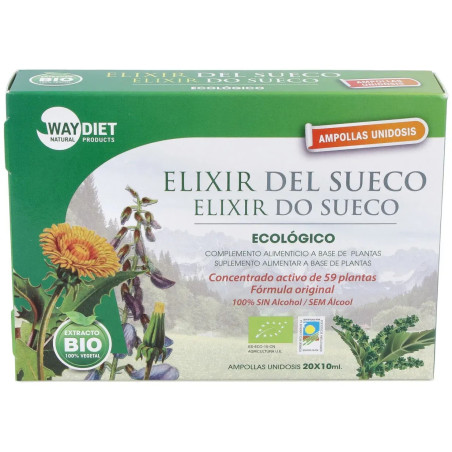 Comprar Waydiet Elixir Del Sueco, 20 ampollas