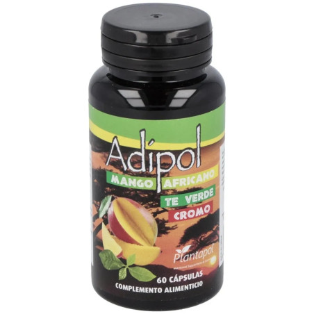 Comprar Plantapol Adipol Mango Africano, Té Verde, Cromo, 60 cápsulas